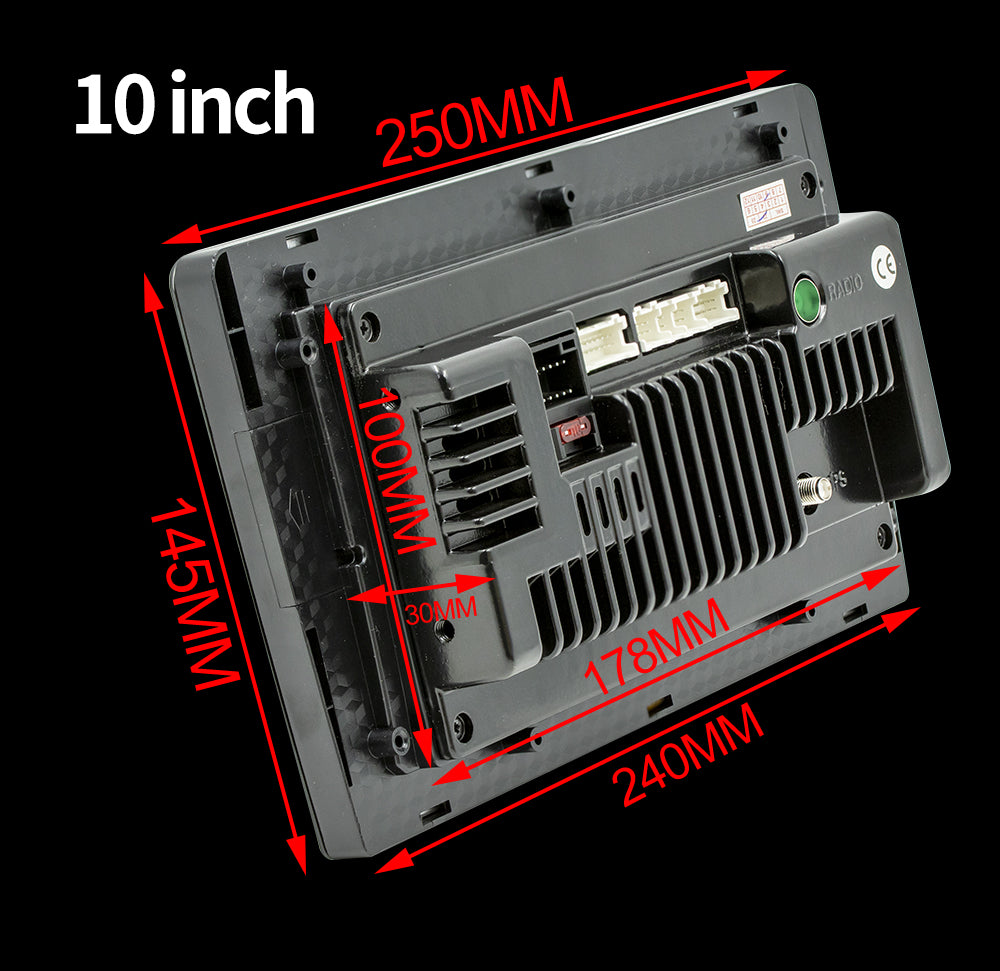 On-the-Go™ BQCC 2-Din Android 13 Car Radio (CarPlay, GPS, WiFi)