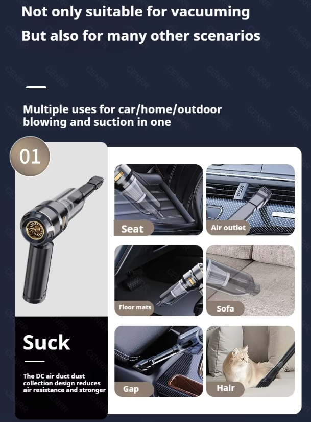On-the-Go™ CENRR 998000PA Wireless Car Vacuum Cleaner