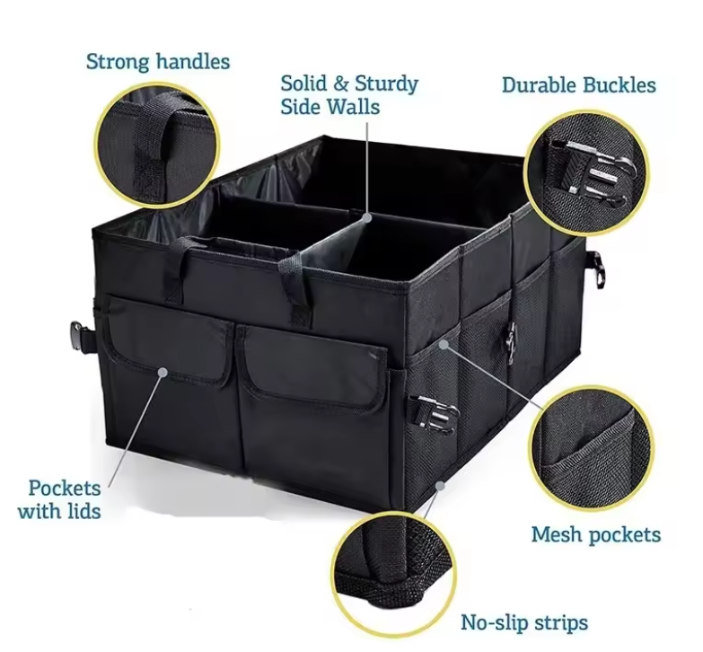 On-the-Go™ Large Capacity Collapsible Car Storage Box