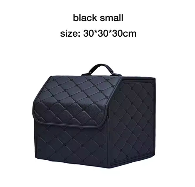 On-the-Go™ Car Trunk Organizer Box (Leather, Folding)