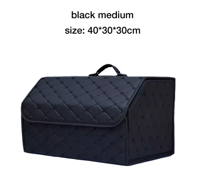 On-the-Go™ Car Trunk Organizer Box (Leather, Folding)