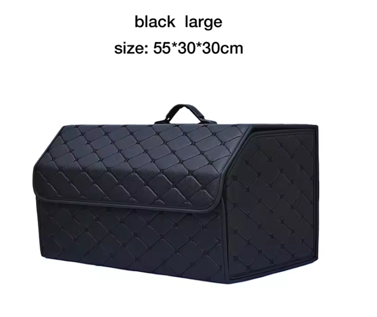 On-the-Go™ Car Trunk Organizer Box (Leather, Folding)