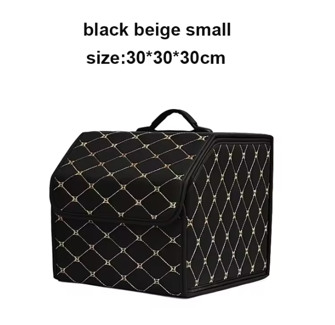 On-the-Go™ Car Trunk Organizer Box (Leather, Folding)