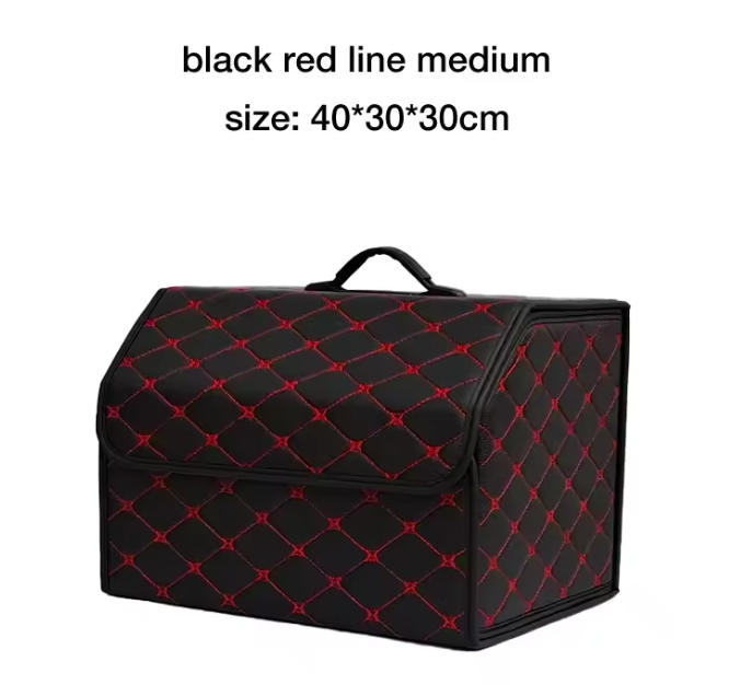 On-the-Go™ Car Trunk Organizer Box (Leather, Folding)