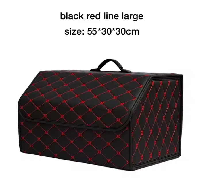 On-the-Go™ Car Trunk Organizer Box (Leather, Folding)