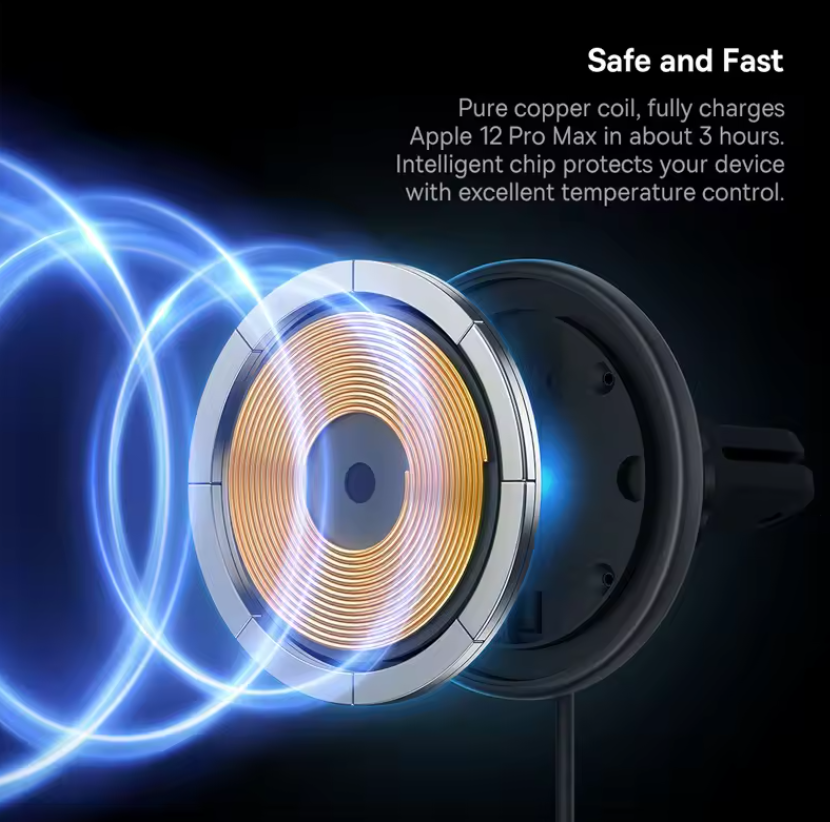 On-the-Go™ Baseus 15W Magnetic Wireless Car Charger
