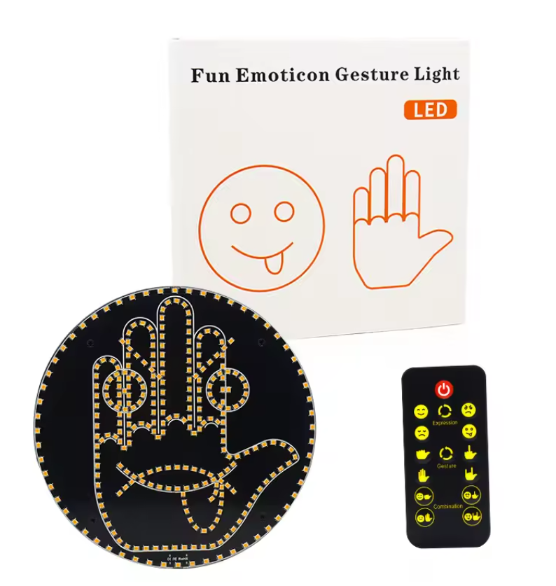 On-the-Go™ Car LED Facial Expression Light (Remote-Controlled)