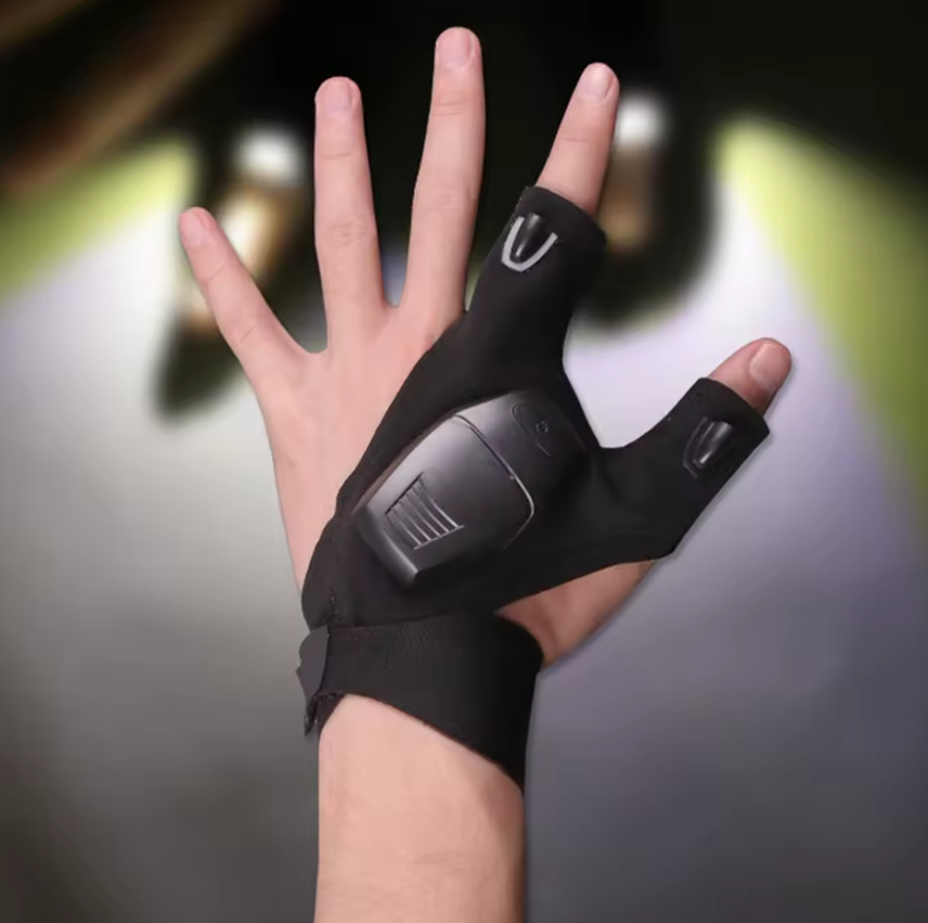 On-the-Go™ Rechargeable LED Flashlight Glove