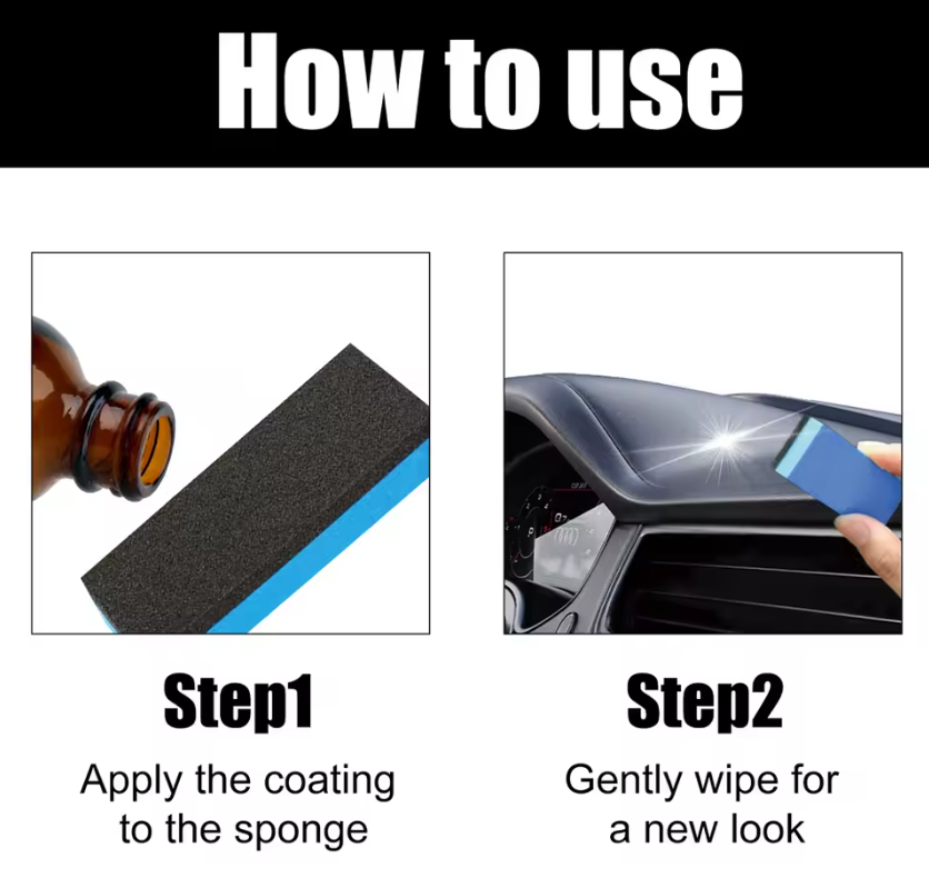 On-the-Go™ 30ml Car Plastic Restorer & Coating