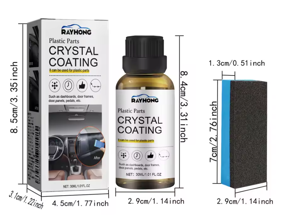 On-the-Go™ 30ml Car Plastic Restorer & Coating