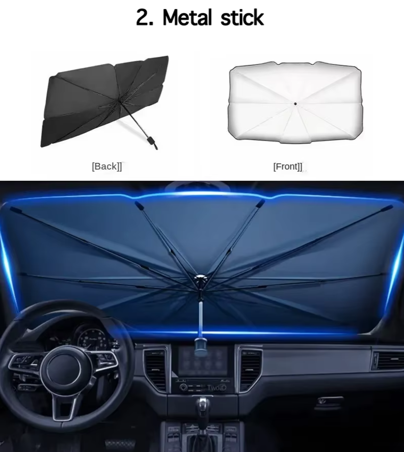 On-the-Go™ Foldable Car Sunshade Umbrella