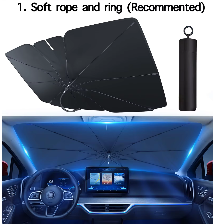On-the-Go™ Foldable Car Sunshade Umbrella